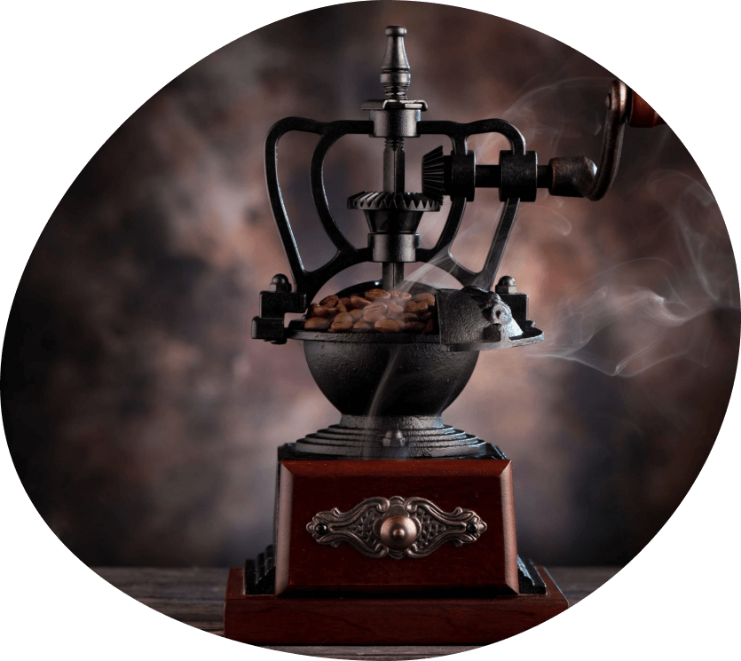 Coffee machine roasting